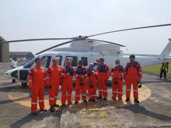 Monitor Pembersihan, Bupati Lampung Timur dan PHE OSES Lakukan Pantauan UdaraÂ 