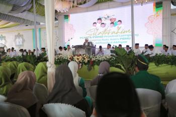 Pengajian Akbar dan Halal Bihalal PWNU Lampung, Pemprov Lampung Apresiasi Peranan PWNU Dalam Pembangunan Daerah 
