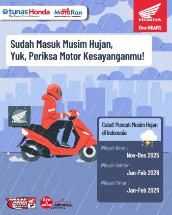 Astra Motor dan Honda Siapkan Strategi Khusus Hadapi Puncak Musim Hujan di Lampung: Dari Promo Gede Hingga Perawatan Ekstra