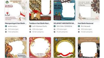 Twibbon Hari Batik Nasional 2021, berikut Link Download  dan  ini Sejarah Singkatnya