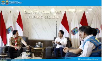 Bupati Lampung Selatan Audiensi Dari Manajer Unit Pelaksana Pelayanan Pelanggan (UP3) Tanjung Karang