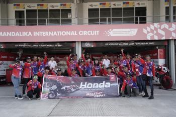 Komunitas Honda Vario Eksplorasi Sirkuit Mandalika di Ajang Mandalika Racing Series 2025