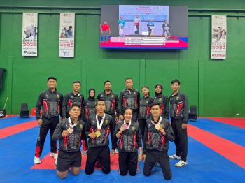 Karate Lampung Akhiri Laga PON Beladiri 2025 dengan Raihan 4 Medali