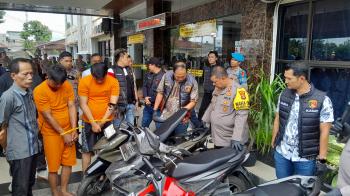 Jadi Penadah Motor Curian, Dua Satpam Indogrosir Diciduk Polisi