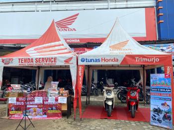 Tunas Honda Trimurjo Gelar Promo Servis dan Tebus Sembako Murah untuk Masyarakat