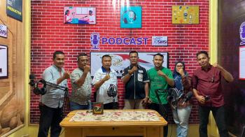 Sampaikan Hasil Rapimnas, Donny Irawan Kunjungi SMSI Lampung Timur