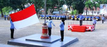 Sekdakab Thamrin Pimpin Upacara Hari Jadi Provinsi Lampung Ke 59Â 