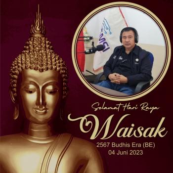 Donny Irawan, Ketua SMSI Lampung, Ucapkan Selamat Hari Raya Waisak 2567 Buddhis Era (BE)