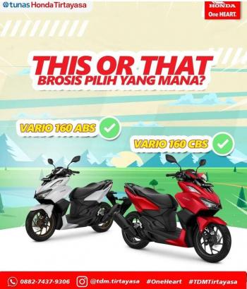 Perbedaan Vario 160 ABS dan Vario 160 CBS 