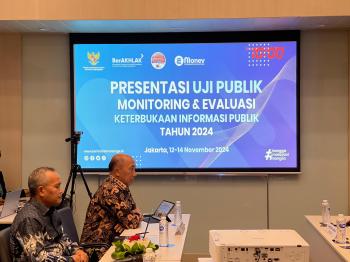 Pemerintah Provinsi Lampung Ikuti Tahapan Uji Publik Monitoring dan Evaluasi Keterbukaan Informasi Publik Tahun 2024 