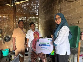 Ahli Waris RT Endang Rejo Terima Santunan Rp 42 Juta dari BPJS Ketenagakerjaan Lampung Tengah