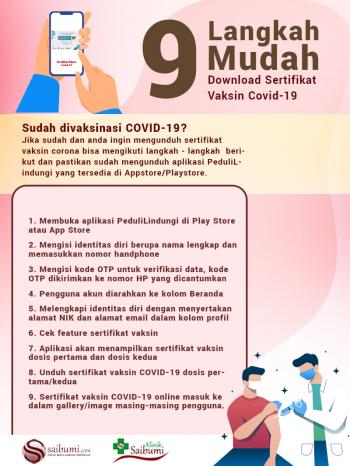 9 Langkah Mudah Download Sertifikat Vaksin Covid-19