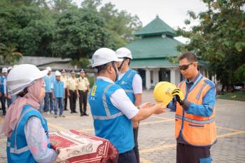 Antisipasi Cuaca Ekstrem,  PLN UID Lampung Gelar Apel Siaga Bencana Hidrometeorologi 2025