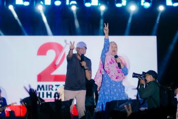 Meriahkan Waykanan, Konser Riang Gembira Bersama Mirza - Jihan dan Ali Rahman - Ayu Asalasiyah 