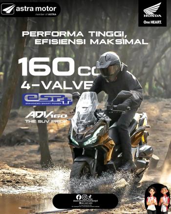 Honda ADV 160: Skutik SUV Penjelajah dengan Performa Tangguh Hadir di Astra Motor Imam Bonjol