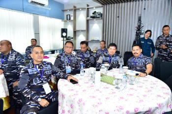 Perkuat Pertahanan Informasi, Kadispen Kodaeral IV Ikuti Rakernispen TNI AL 2026