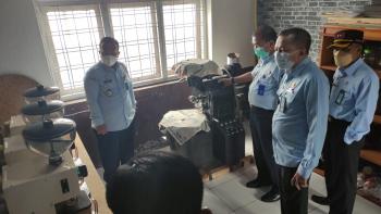 Melihat Langsung Kegiatan Kemandirian di Lapas kelas IIA Metro, Kemenkumham Lampung Adakan Kunjungan