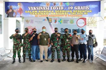 Lanud Pangeran M. Bun Yamin Gelar Vaksinasi Gratis di Bandara