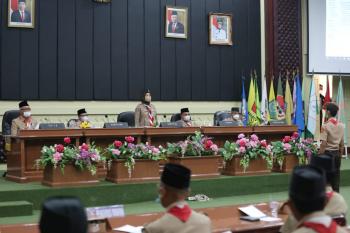 Wagub Chusnunia Chalim Buka Kursus Orientasi bagi Jajaran Mabinda Kwarda Pramuka Lampung Tahun 2021