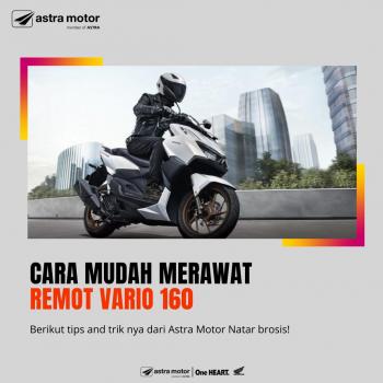 Cara Mudah Merawat Remote All New Vario 160 