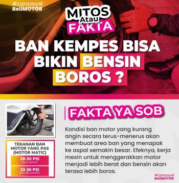Siapa Sangka Gara Gara Ban, Motor Bisa Jadi Boros Bensin, Ini Penyebabnya 