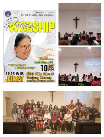 Kembali Praise and Worship PDPKK St Lucia Hadirkan Suster  Miryam Hk