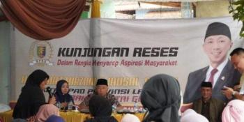 Anggota DPRD Lampung,Rahmat Mirzani Djausal Terima Laporan Warga