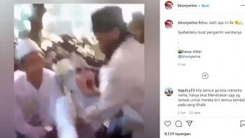Merinding! Seperti Hadapi Sakaratul Maut! Pengantin Wanita Melotot dan Mengagap