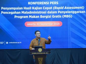 Temukan Berbagai Potensi Maladministrasi Dalam Program MBG, Ombudsman RI Desak Perbaikan Mendasar