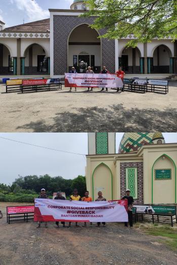 TDM Simpang Pematang Serahkan Bantuan Kursi Ke Masjid Bentuk Bantuan Untuk Rumah Ibadah
