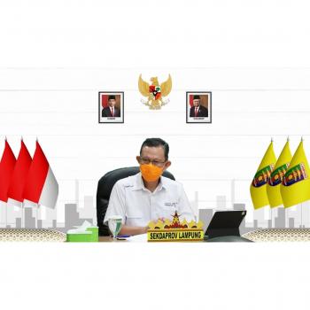 Pemerintah Provinsi Lampung ikuti Rapat Koordinasi Evaluasi PPKM yang dipimpin Menko Perekonomian