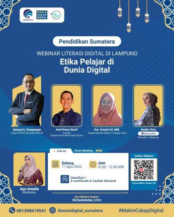 Pelajar SMA Sungkai Utara Belajar Etika di Dunia Digital
