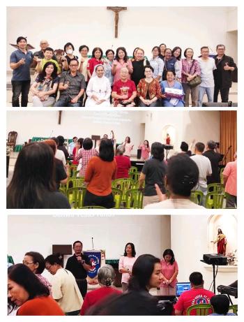 Suster Maria Imakulata, N. ALMA Pembicara di Praise and Worship PDPKK St Lucia 