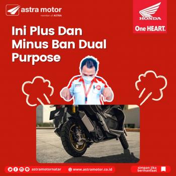 Bagi Yang Belum Tahu, Ini Plus Dan Minus Ban Dual Purpose Dalam Safety Riding