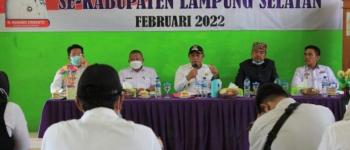 Berikan Materi Pembinaan Apartur Desa, Nanang Ajak Untuk Menjaga Infrastruktur Jalan Di Kecamatan Sidomulyo