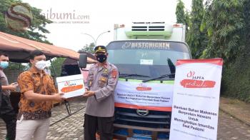 Dapur Umum Polda Lampung Menerima bantuan 5000 Potong Ayam