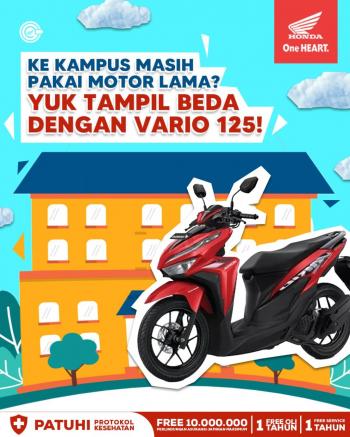 Yuk Tampil Beda Ke Kampus dengan Vario 125