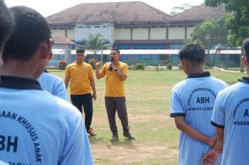 Kabapas Kelas II Kotabumi Buka Kegiatan Bimbingan Kepribadian Kepada Andikpas LPKA II Bandar LampungÂ 