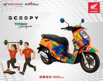Astra Motor Natar Ramaikan Challenge “Dream Come True” dari Honda dengan Desain Scoopy Bertema Olahraga