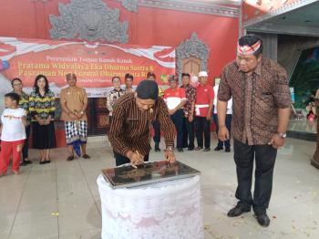 Banjar Tengah Rayakan HUT RI ke-80 dengan Peresmian TK dan Pasraman
