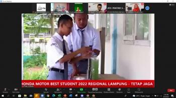 Mahatir dan Shindi, Wakili Lampung di AHM Best Student 2022