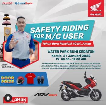 Tunas Honda dan Jaringannya NSS Kedaton Sukses Menggelar Safety Riding For M/C User