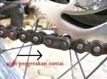 Efek Buruk Setel Rantai Motor Terlalu Kendur Atau Kencang 