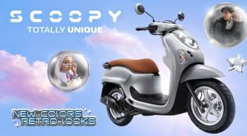 Scoopy Totally Unique Warna Baru, Retro Looks Yang Semakin Ikonik 