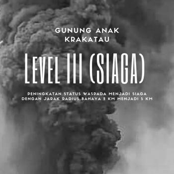 Status Gunung Anak Krakatau Naik Dari Waspada Menjadi Siaga 
