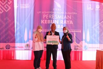Peduli Lingkungan, TDM Support Launching Kebun Raya ITERA