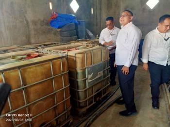 Ditreskrimsus Polda Lampung Gerebek Gudang Pengoplos Minyak Mentah, Diduga Milik Oknum Anggota Polri