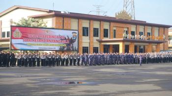 Upacara Hari Kesaktian Pancasila di Polda Lampung, Wakapolda Ingatkan Pentingnya Persatuan