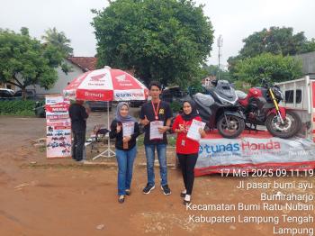 TDM Trimurjo Lakukan Kanvasing dan Berikan Promo Untuk Masyarakat Yang Belikan Motor di Trimurjo 