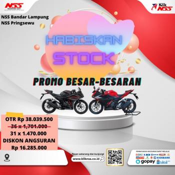 Promo Habiskan Stock CBR 150 dari NSS Kedaton